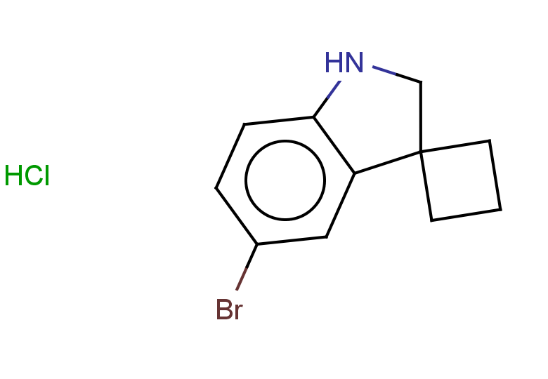 5'-bromo-1',2'-dihydrospiro[cyclobutane-1,3'-indole] hydrochloride