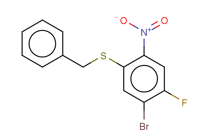 1-(benzylsulfanyl)-5-bromo-4-fluoro-2-nitrobenzene