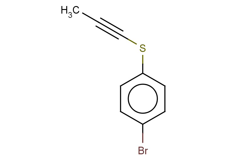 1-bromo-4-(prop-1-yn-1-ylsulfanyl)benzene