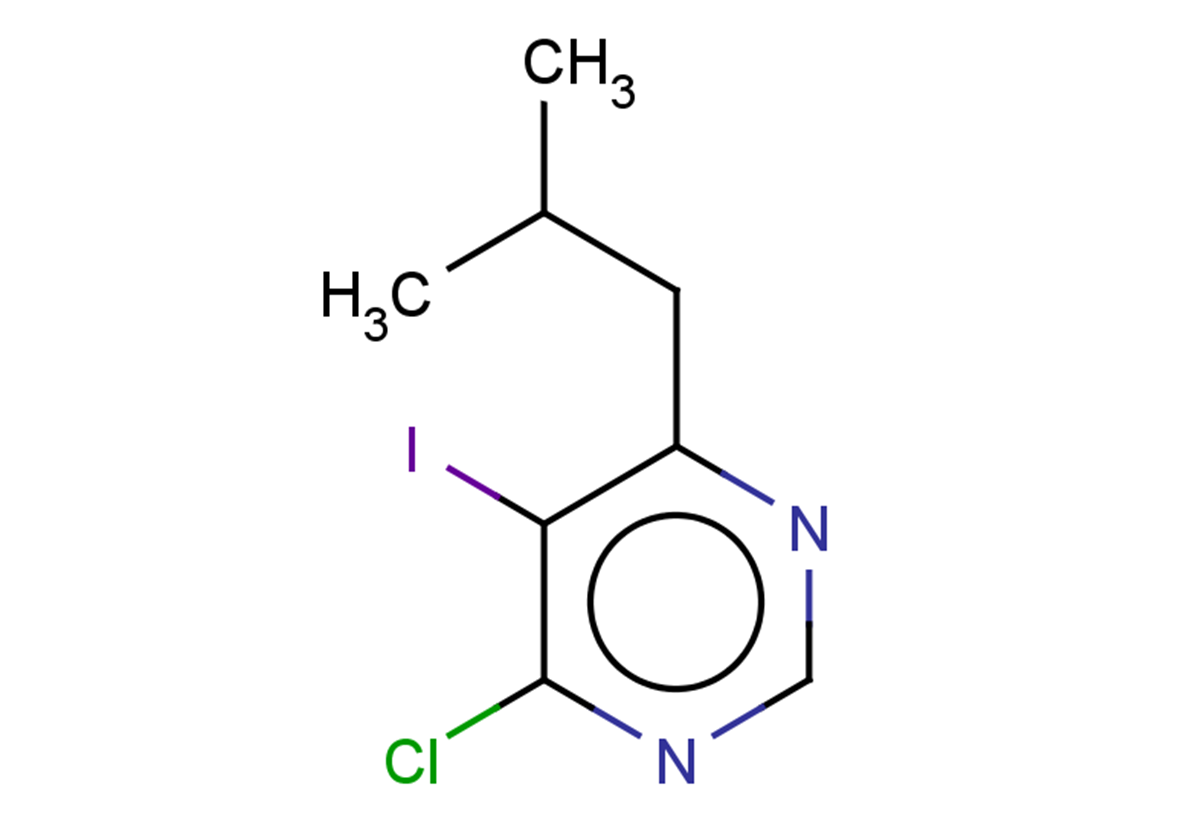 4-chloro-5-iodo-6-(2-methylpropyl)pyrimidine