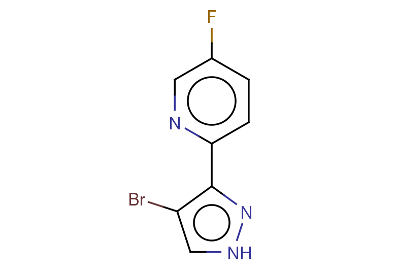2-(4-bromo-1H-pyrazol-3-yl)-5-fluoropyridine