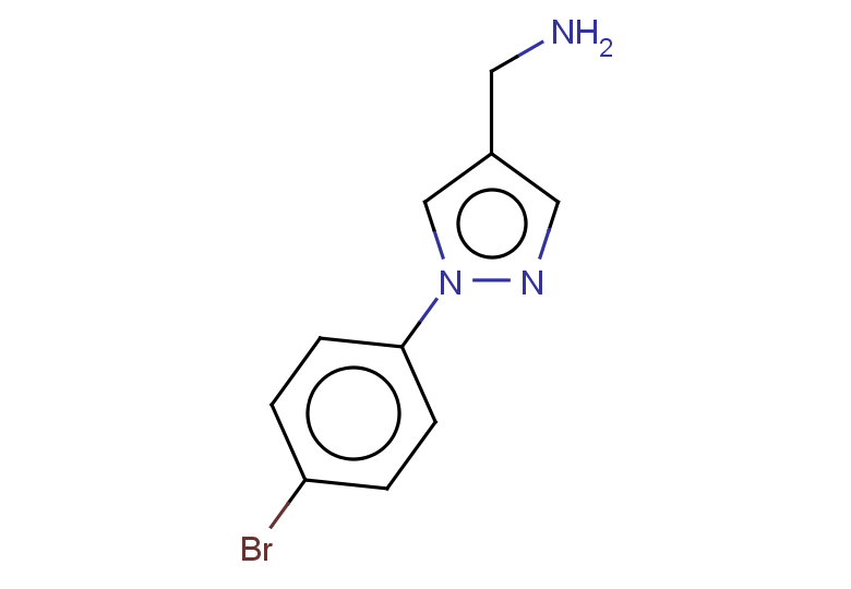 [1-(4-bromophenyl)-1H-pyrazol-4-yl]methanamine
