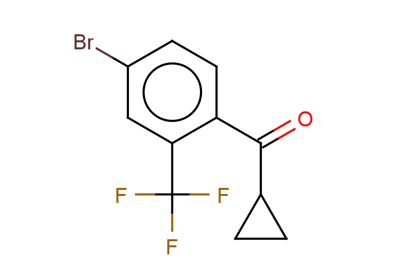 [4-bromo-2-(trifluoromethyl)phenyl](cyclopropyl)methanone