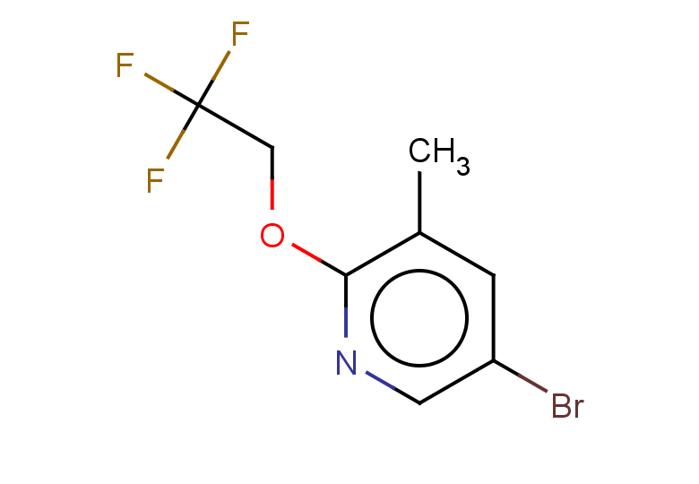 5-bromo-3-methyl-2-(2,2,2-trifluoroethoxy)pyridine