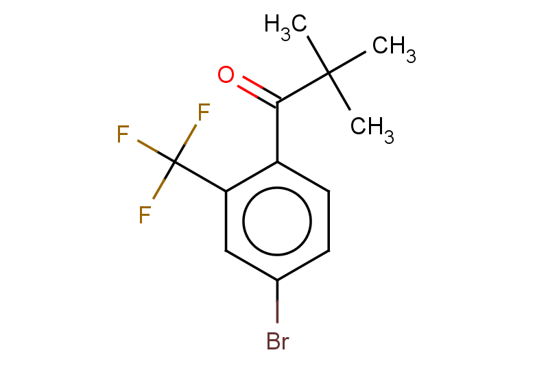 1-[4-bromo-2-(trifluoromethyl)phenyl]-2,2-dimethylpropan-1-one