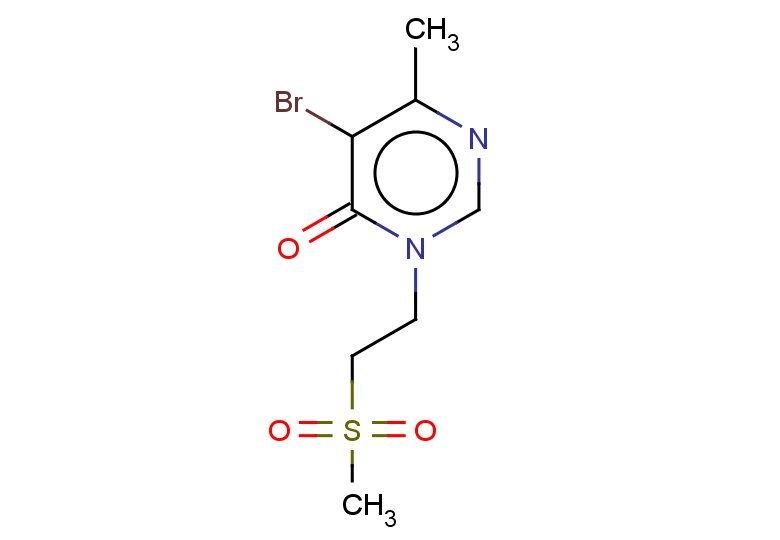 5-bromo-3-(2-methanesulfonylethyl)-6-methyl-3,4-dihydropyrimidin-4-one