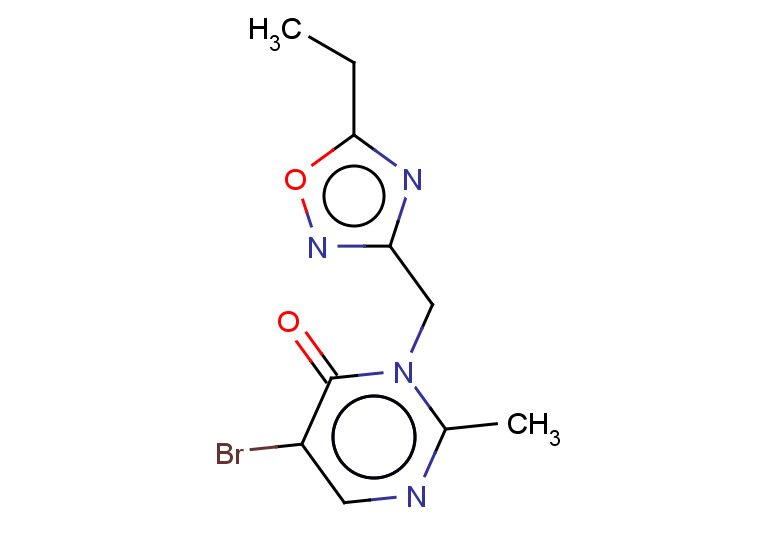 5-bromo-3-[(5-ethyl-1,2,4-oxadiazol-3-yl)methyl]-2-methyl-3,4-dihydropyrimidin-4-one