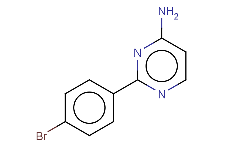 2-(4-bromophenyl)pyrimidin-4-amine
