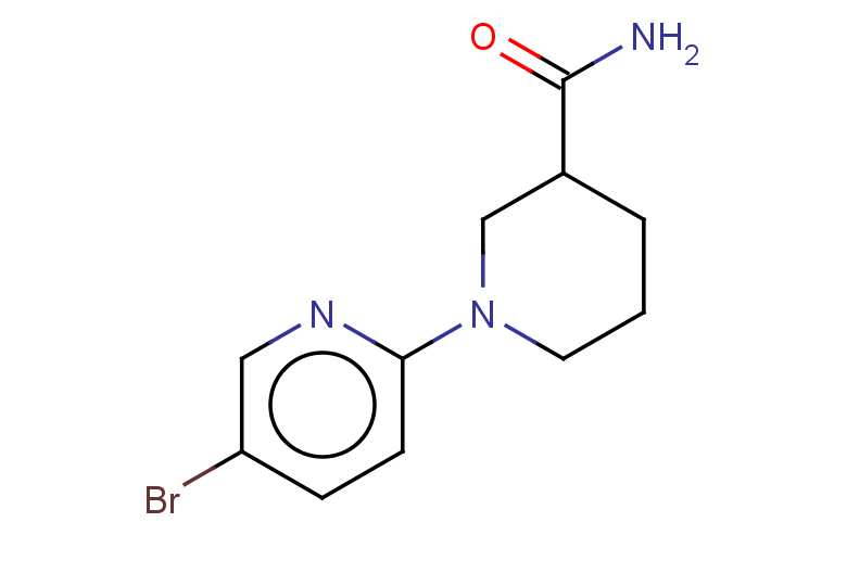 1-(5-bromopyridin-2-yl)piperidine-3-carboxamide