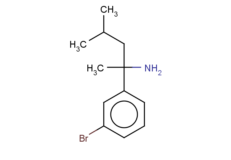 2-(3-bromophenyl)-4-methylpentan-2-amine