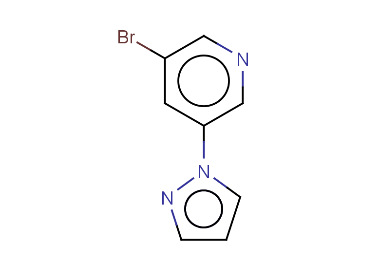 3-bromo-5-(1H-pyrazol-1-yl)pyridine