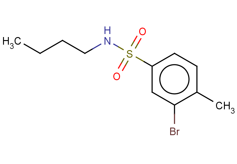 3-bromo-N-butyl-4-methylbenzene-1-sulfonamide