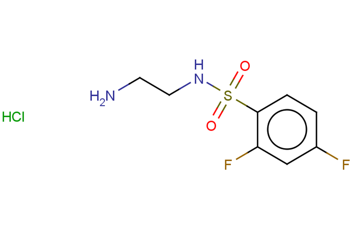 N-(2-aminoethyl)-2,4-difluorobenzene-1-sulfonamide hydrochloride