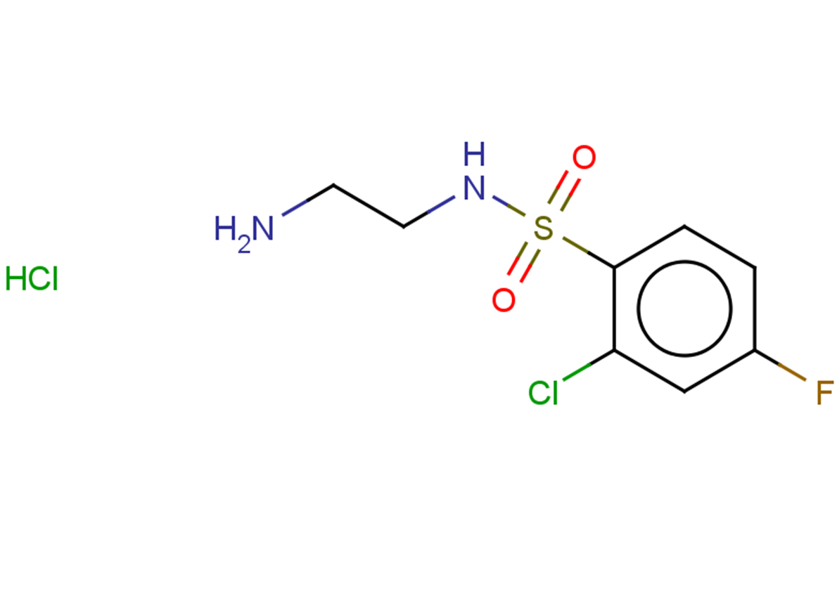 N-(2-aminoethyl)-2-chloro-4-fluorobenzene-1-sulfonamide hydrochloride