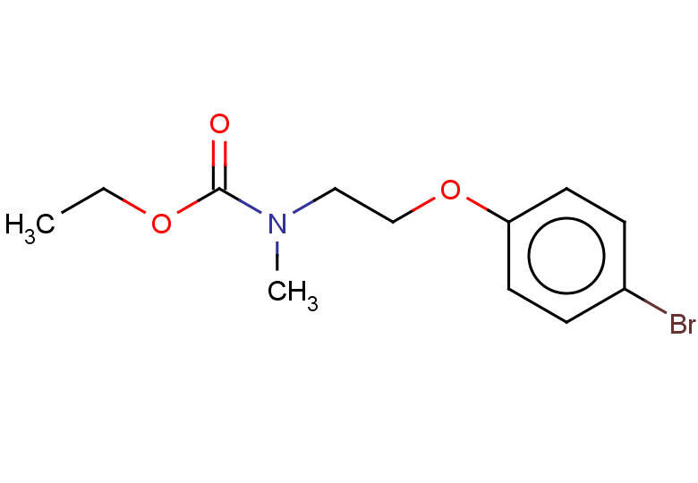 ethyl N-[2-(4-bromophenoxy)ethyl]-N-methylcarbamate