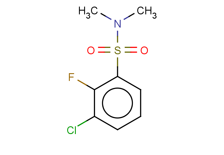 3-chloro-2-fluoro-N,N-dimethylbenzene-1-sulfonamide
