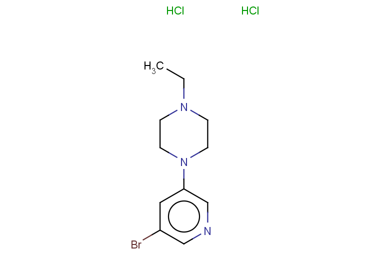 1-(5-bromopyridin-3-yl)-4-ethylpiperazine dihydrochloride