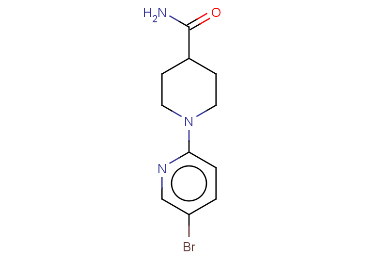 1-(5-bromopyridin-2-yl)piperidine-4-carboxamide