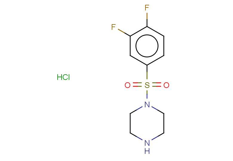 1-(3,4-difluorobenzenesulfonyl)piperazine hydrochloride