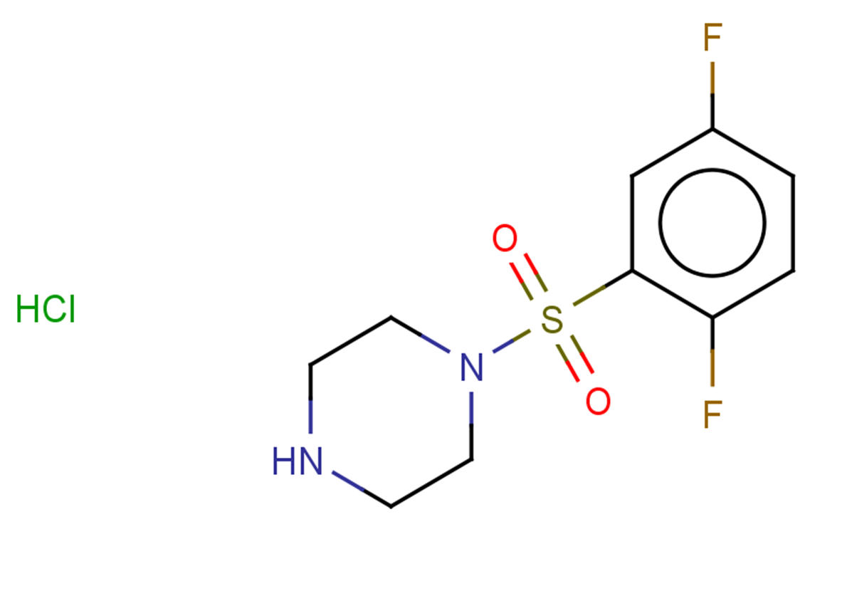 1-(2,5-difluorobenzenesulfonyl)piperazine hydrochloride