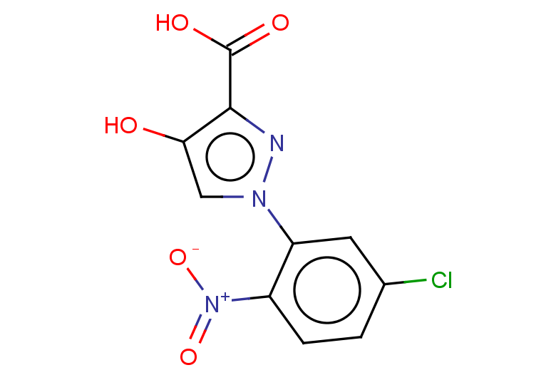1-(5-chloro-2-nitrophenyl)-4-hydroxy-1H-pyrazole-3-carboxylic acid
