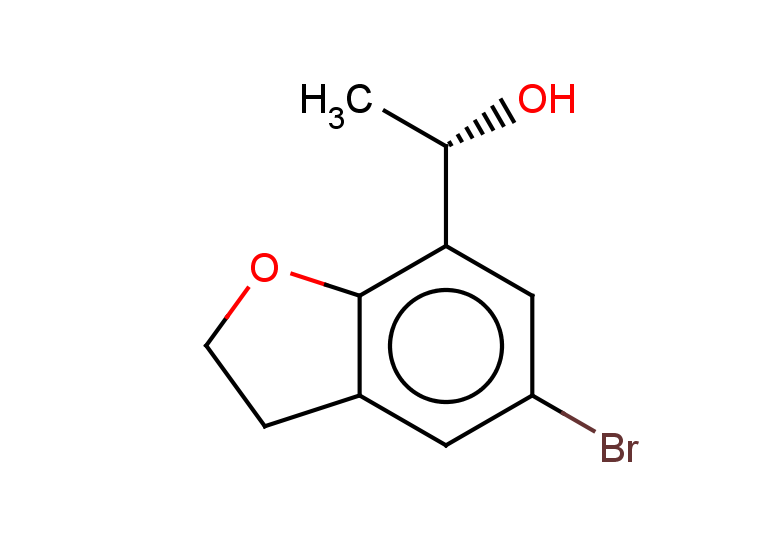(1S)-1-(5-bromo-2,3-dihydro-1-benzofuran-7-yl)ethan-1-ol