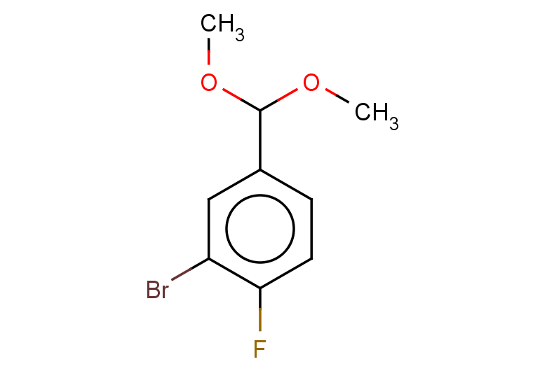 2-bromo-4-(dimethoxymethyl)-1-fluorobenzene