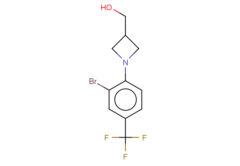 {1-[2-bromo-4-(trifluoromethyl)phenyl]azetidin-3-yl}methanol