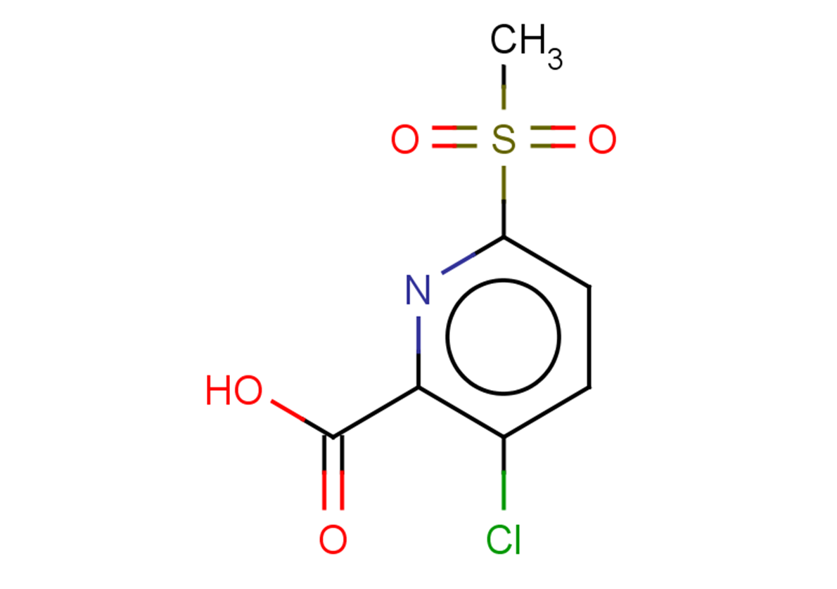 3-chloro-6-methanesulfonylpyridine-2-carboxylic acid