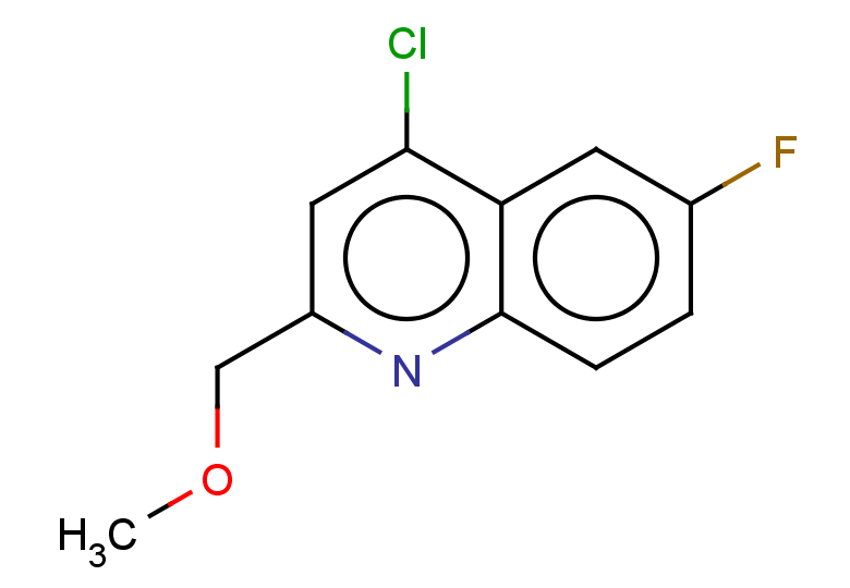 4-chloro-6-fluoro-2-(methoxymethyl)quinoline