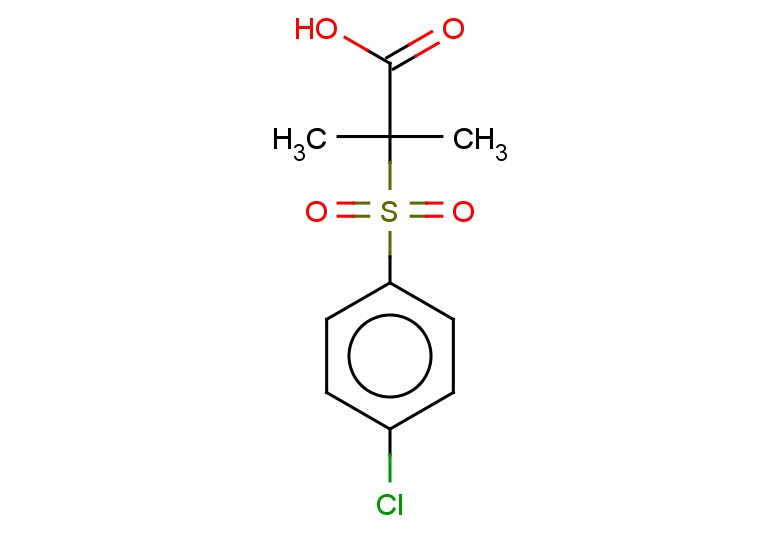 2-(4-chlorobenzenesulfonyl)-2-methylpropanoic acid