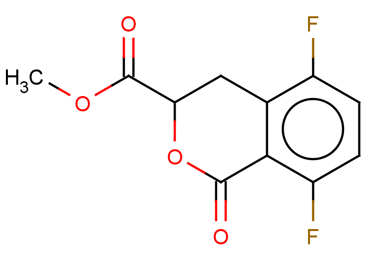 methyl 5,8-difluoro-1-oxo-3,4-dihydro-1H-2-benzopyran-3-carboxylate