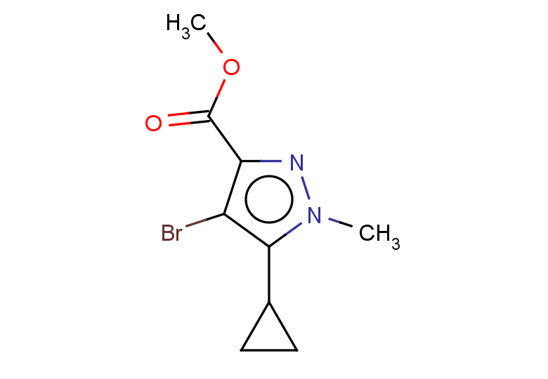 methyl 4-bromo-5-cyclopropyl-1-methyl-1H-pyrazole-3-carboxylate