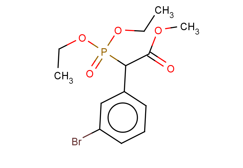 methyl 2-(3-bromophenyl)-2-(diethoxyphosphoryl)acetate