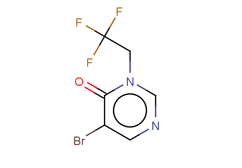 5-bromo-3-(2,2,2-trifluoroethyl)-3,4-dihydropyrimidin-4-one
