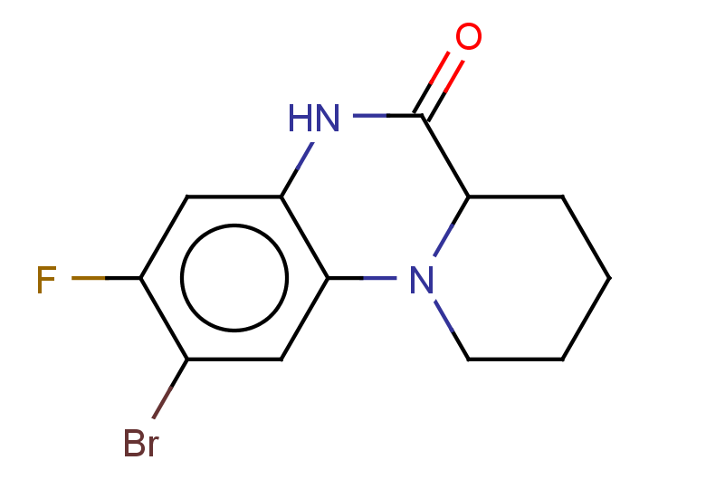 2-bromo-3-fluoro-5H,6H,6aH,7H,8H,9H,10H-pyrido[1,2-a]quinoxalin-6-one