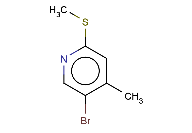 5-bromo-4-methyl-2-(methylsulfanyl)pyridine