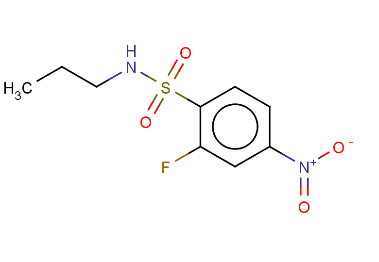 2-fluoro-4-nitro-N-propylbenzene-1-sulfonamide