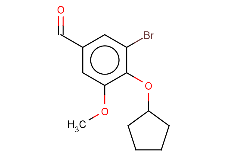3-BROMO-4-(CYCLOPENTYLOXY)-5-METHOXYBENZALDEHYDE