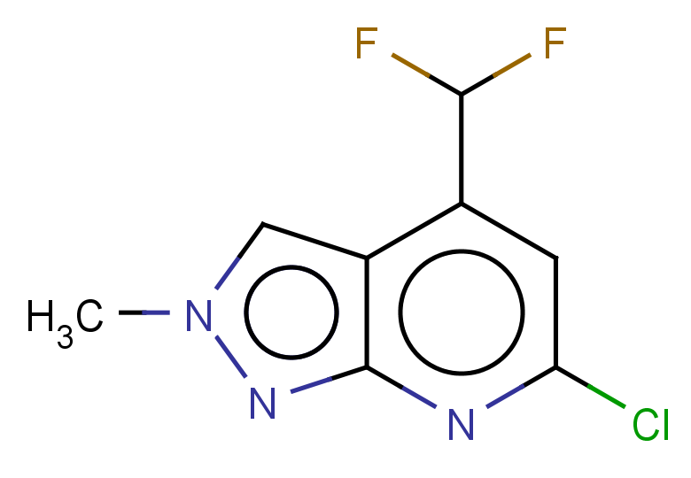6-CHLORO-4-(DIFLUOROMETHYL)-2-METHYL-2H-PYRAZOLO[3,4-B]PYRIDINE
