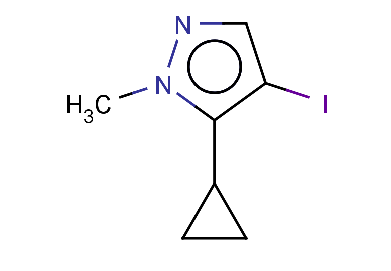 5-cyclopropyl-4-iodo-1-methyl-1H-pyrazole