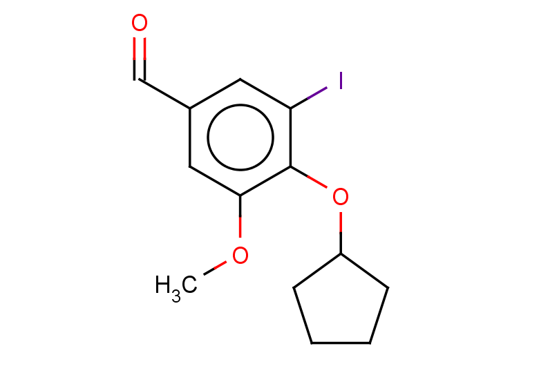 4-(CYCLOPENTYLOXY)-3-IODO-5-METHOXYBENZALDEHYDE