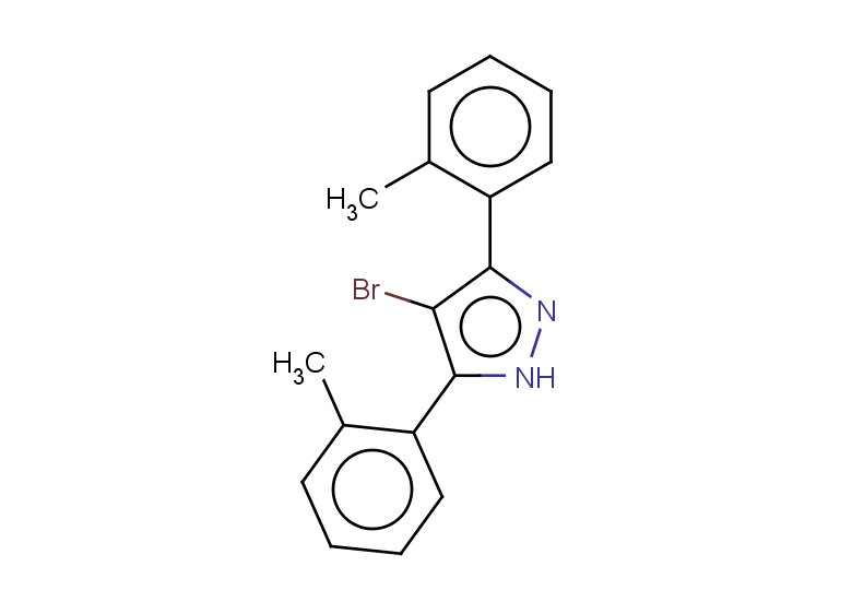 4-BROMO-3,5-BIS(2-METHYLPHENYL)-1H-PYRAZOLE