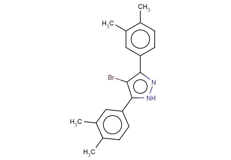 4-BROMO-3,5-BIS(3,4-DIMETHYLPHENYL)-1H-PYRAZOLE