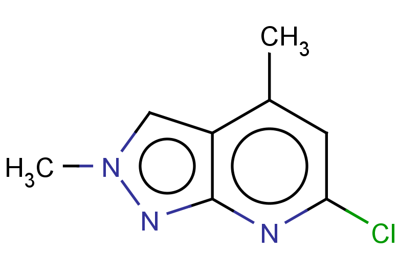 6-chloro-2,4-dimethyl-2H-pyrazolo[3,4-b]pyridine