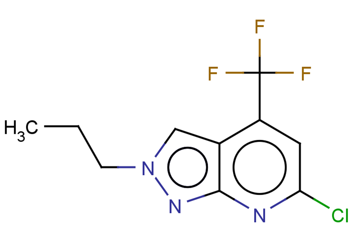 6-CHLORO-2-PROPYL-4-(TRIFLUOROMETHYL)-2H-PYRAZOLO[3,4-B]PYRIDINE