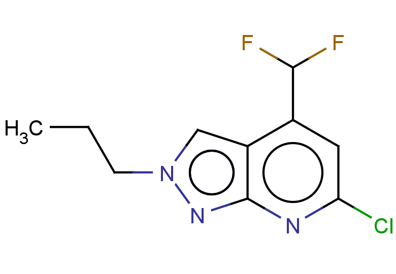 6-CHLORO-4-(DIFLUOROMETHYL)-2-PROPYL-2H-PYRAZOLO[3,4-B]PYRIDINE