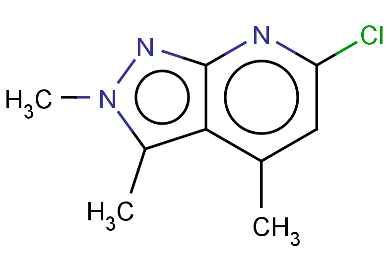 6-CHLORO-2,3,4-TRIMETHYL-2H-PYRAZOLO[3,4-B]PYRIDINE