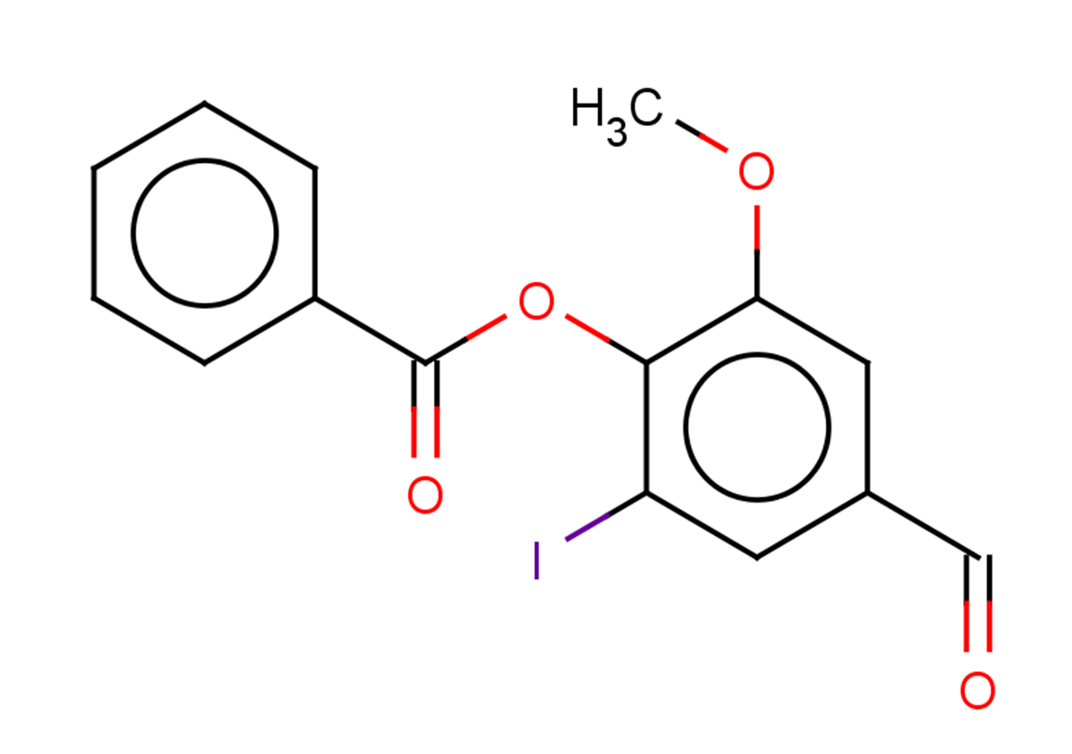 4-FORMYL-2-IODO-6-METHOXYPHENYL BENZOATE