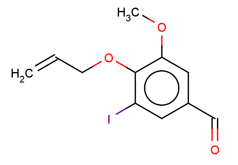 3-iodo-5-methoxy-4-(prop-2-en-1-yloxy)benzaldehyde